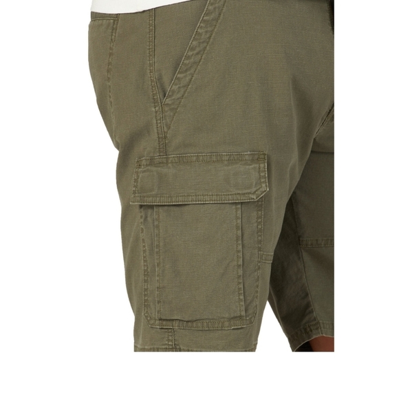 Wrangler NWT Big Men's Relaxed Fit Stretch Cargo Short 002-07 - Picture 7 of 10